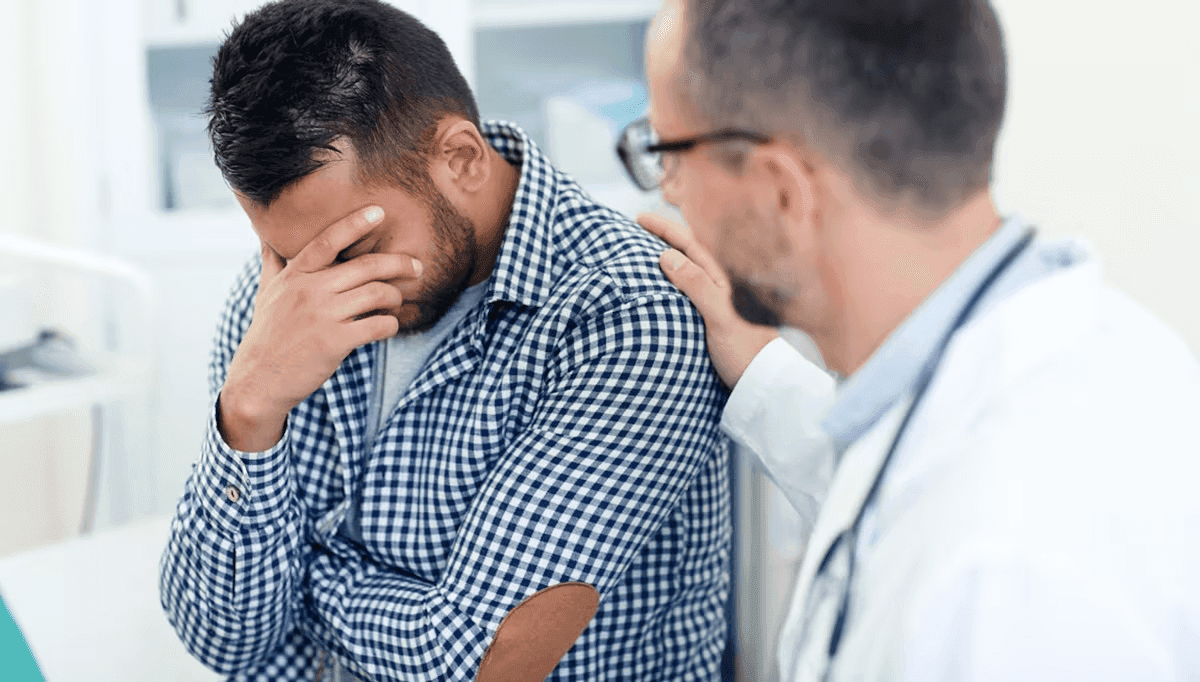 hombre triste urologia